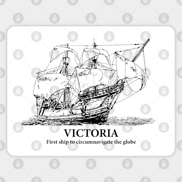 Victoria - Magellan Expedition Sticker by Lakeric